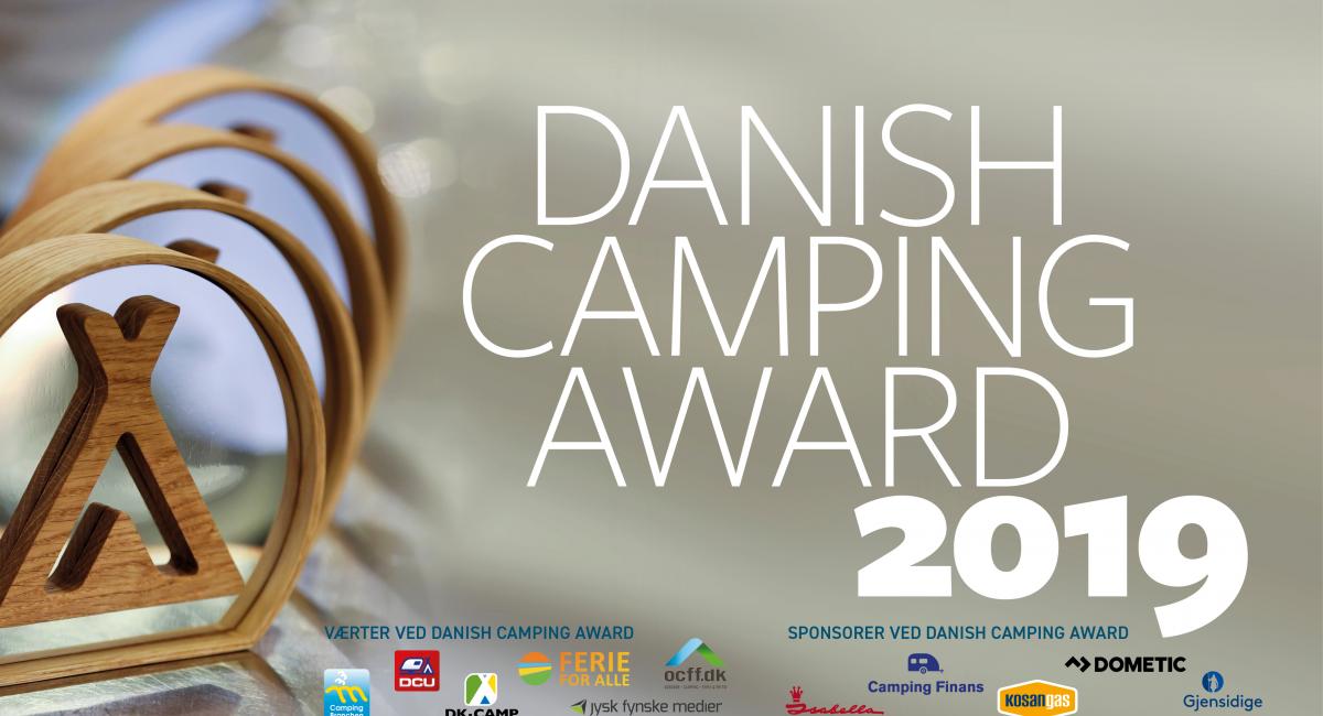 Danish Camping Award 2019 med logoer