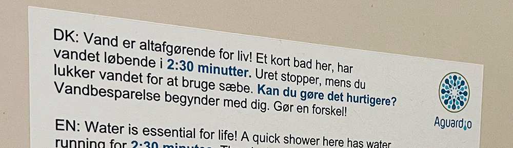 Vandbesparelse