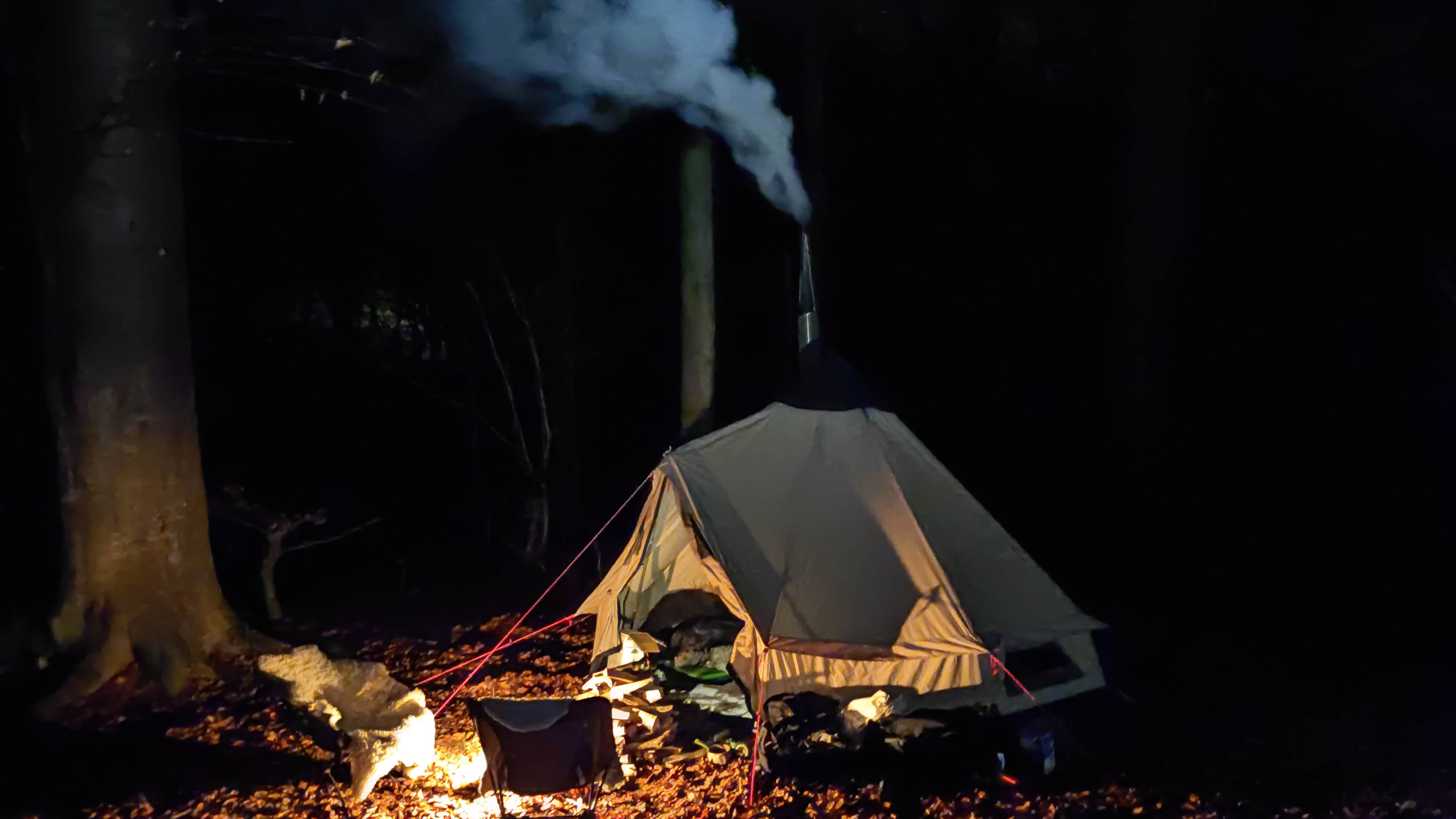 Vintercamping i telt 3