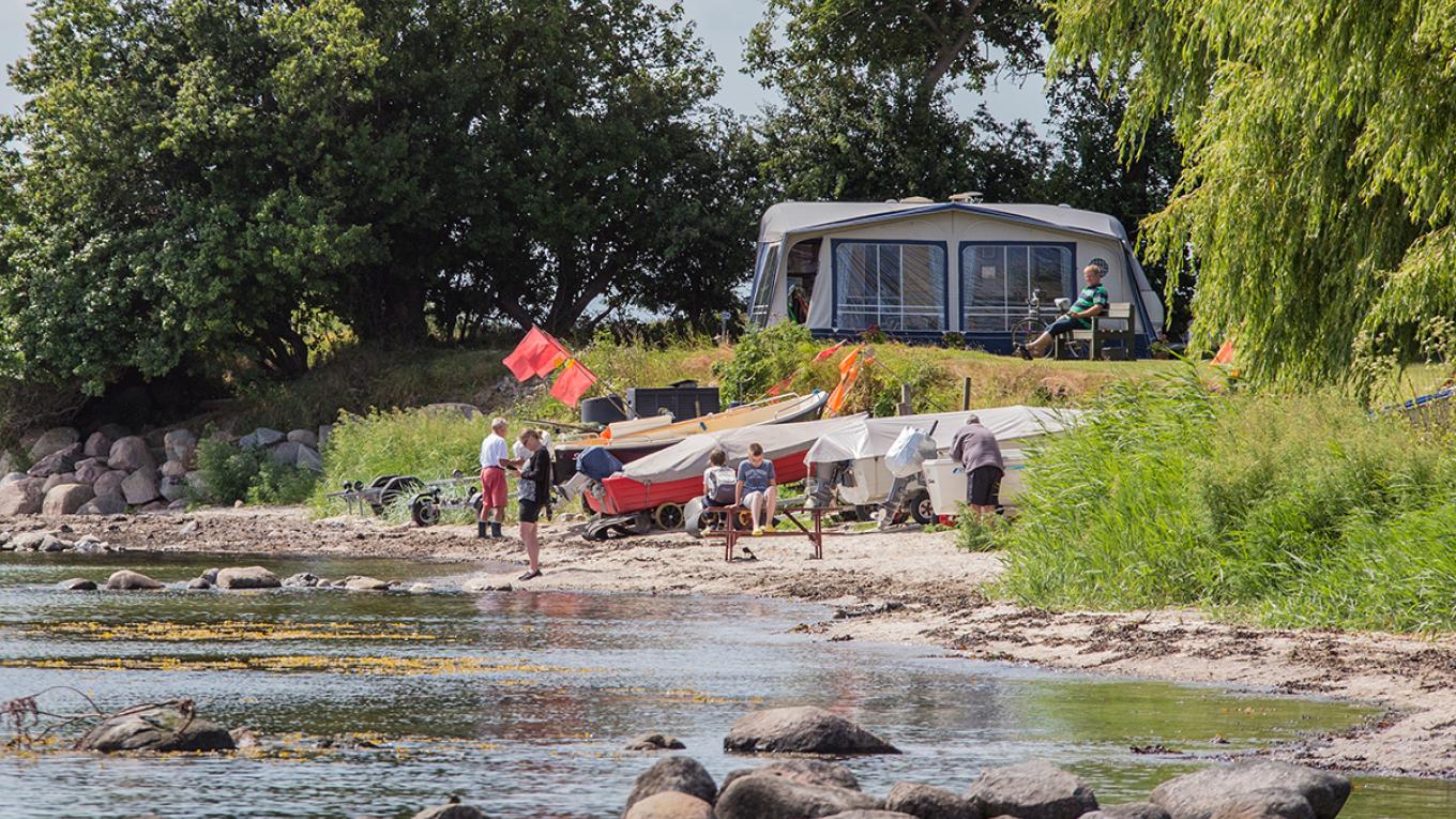 Sæsonstart, DCU-Camping Åbyskov Strand, Fyn, camping, campingpladser, Danmark