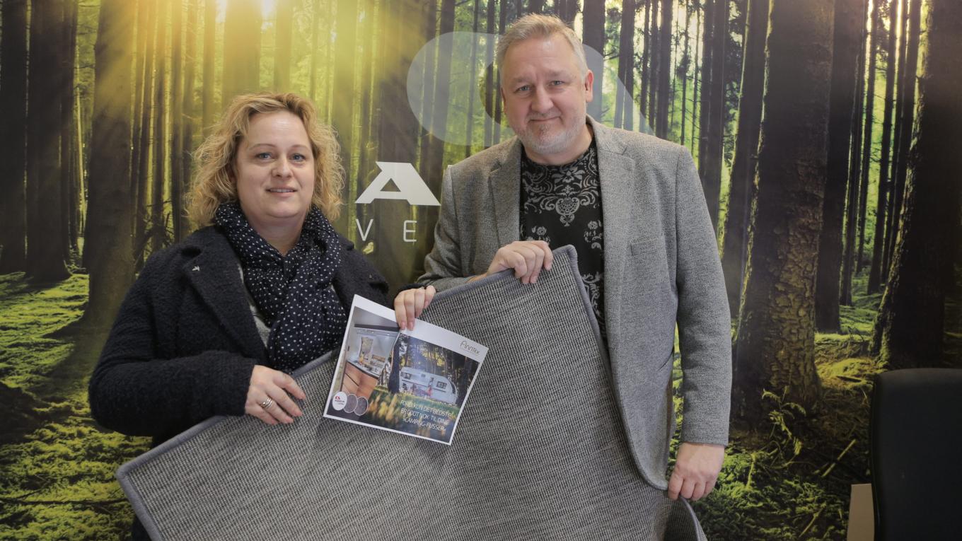Ann Kjær fra AnnTex og Per Højgaard fra Adria er gået i samarbejde for at tilbyde kvalitetstæpper til Adria campingvogne. Kvalitetstæpper fra AnnTex til Adria campingvogne