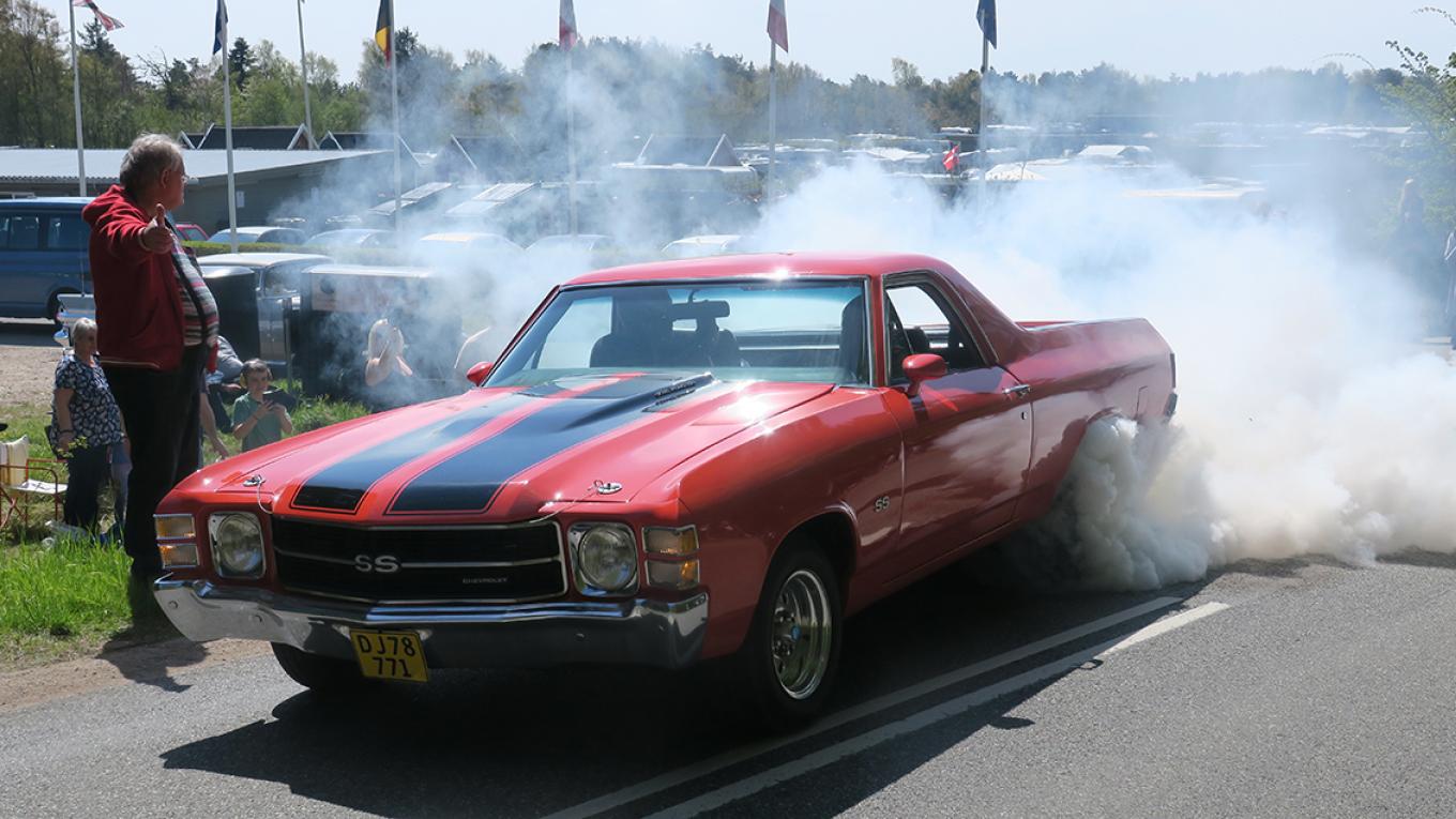 Amerikanerbiler, biltræf, DCU-Camping Rågeleje