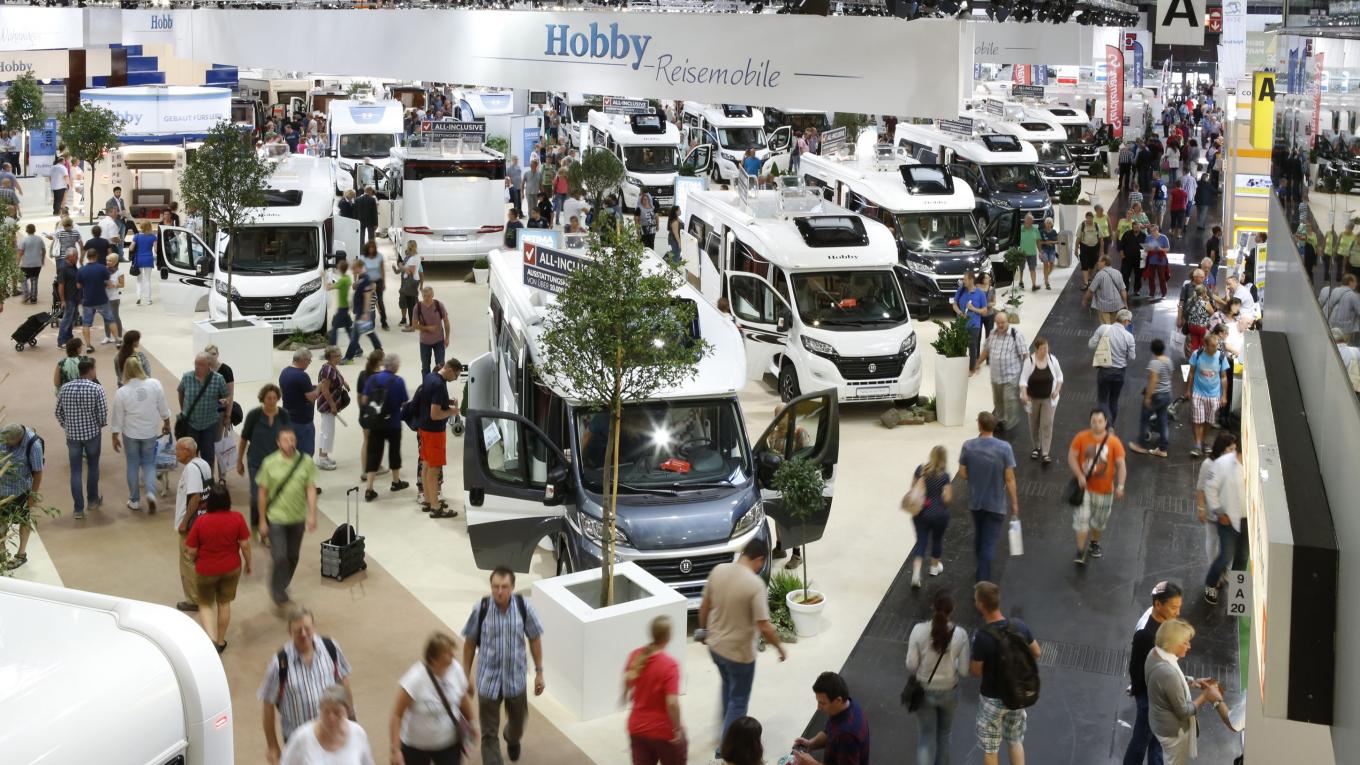 Caravan Salon Düsseldorf, campingmesse, messe, camping, campingudstyr, Tyskland