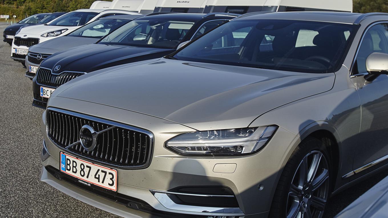 Et udsnit af de biler, som deltog i Årets Campingtrækker 2017. Årets Campingtrækker, campingtrækker, trækker, biler, camping, campingvogn