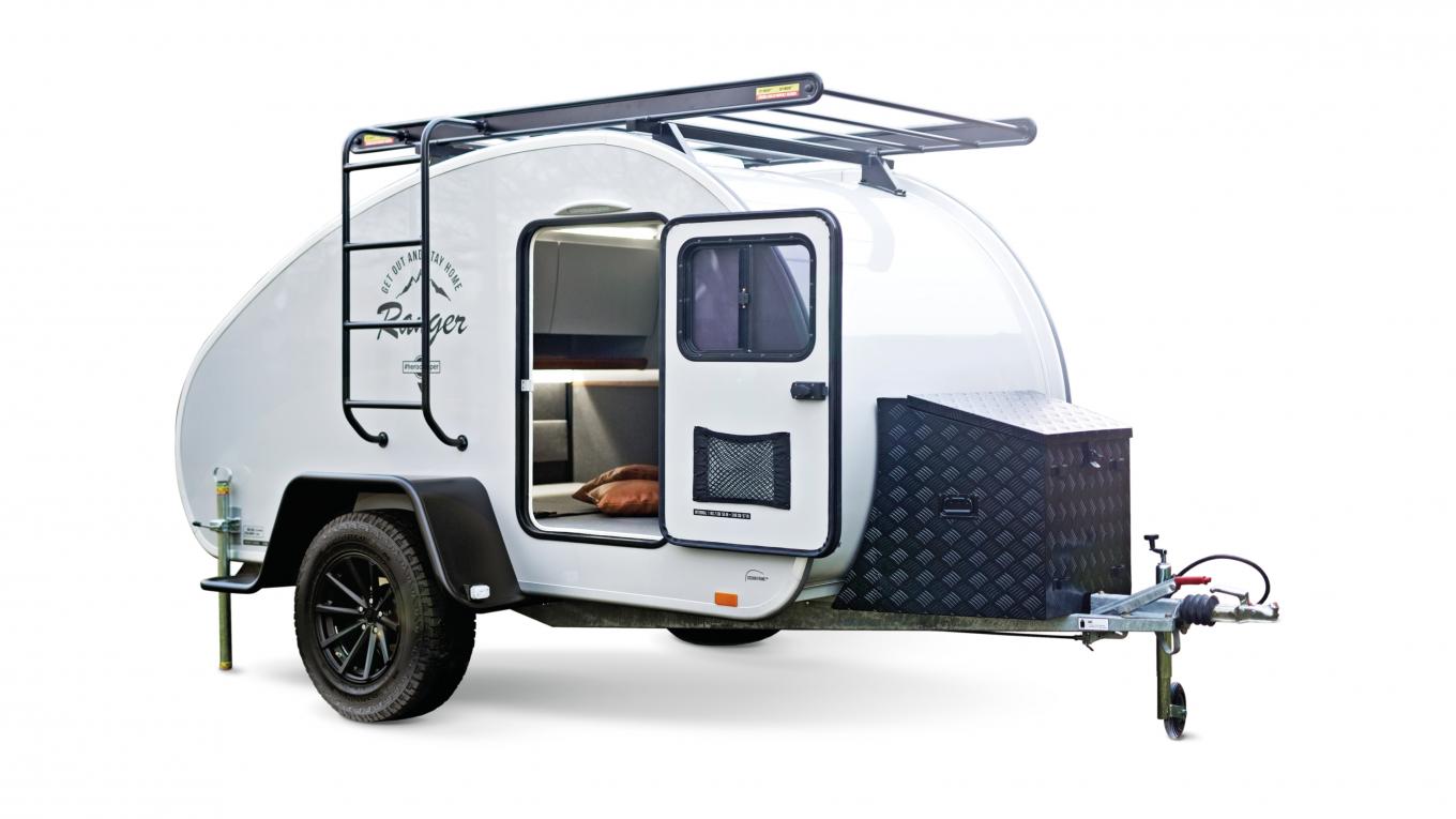 Hero Camper, campingvogn, dansk produceret, udendørs sport aktiv livsstil