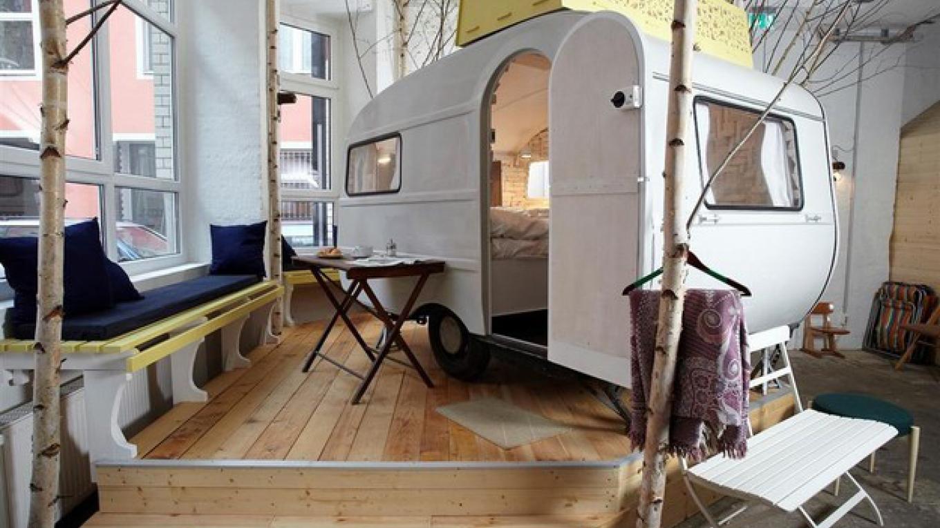Hotel kombineret med camping - dette kan opleves og afprøves i Neuköln.