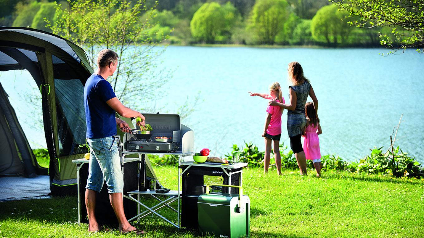 Outwell lancerer forskellige gasblus, blandt andet Jimbu Stove, som ses på billedet. Outwell, Jimbu Stove, gasblus, gasdåser, campingudstyr
