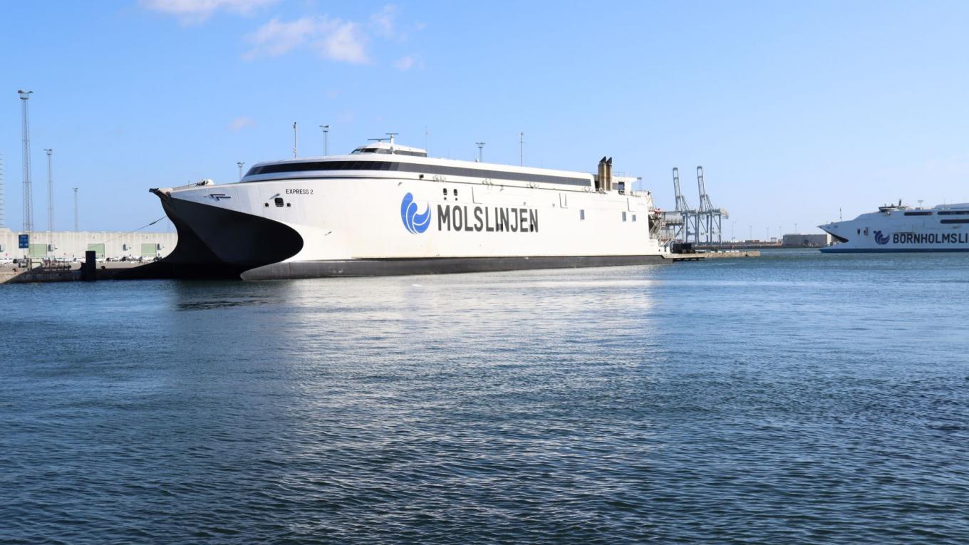 Molslinjen og Bornholmslinjen bytter ruter hen over sommeren 2020. Foto: Molslinjen Molslinjen og Bornholmslinjen bytter ruter hen over sommeren 2020. Foto: Molslinjen