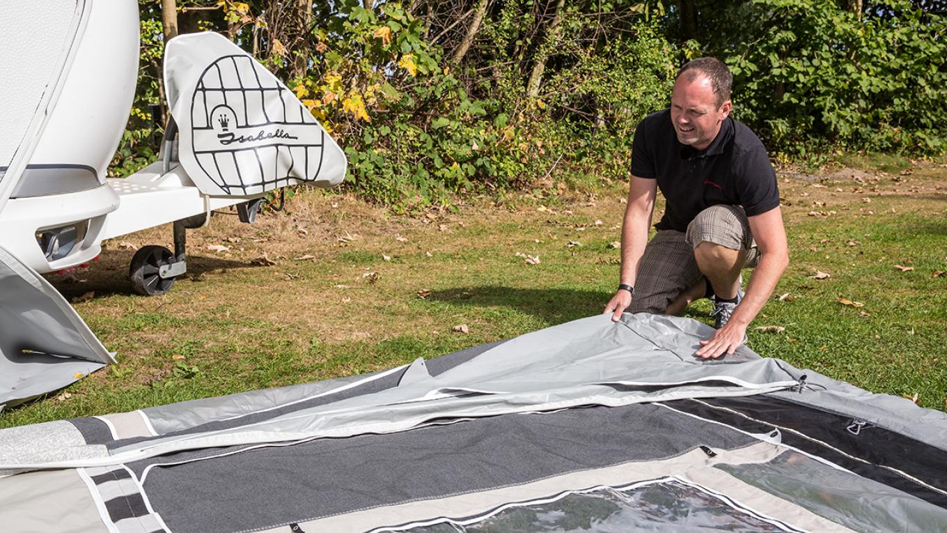 Fortelt, pak forteltet ned, nedpakning af fortelt, sæsonafslutning, gode råd, vinter