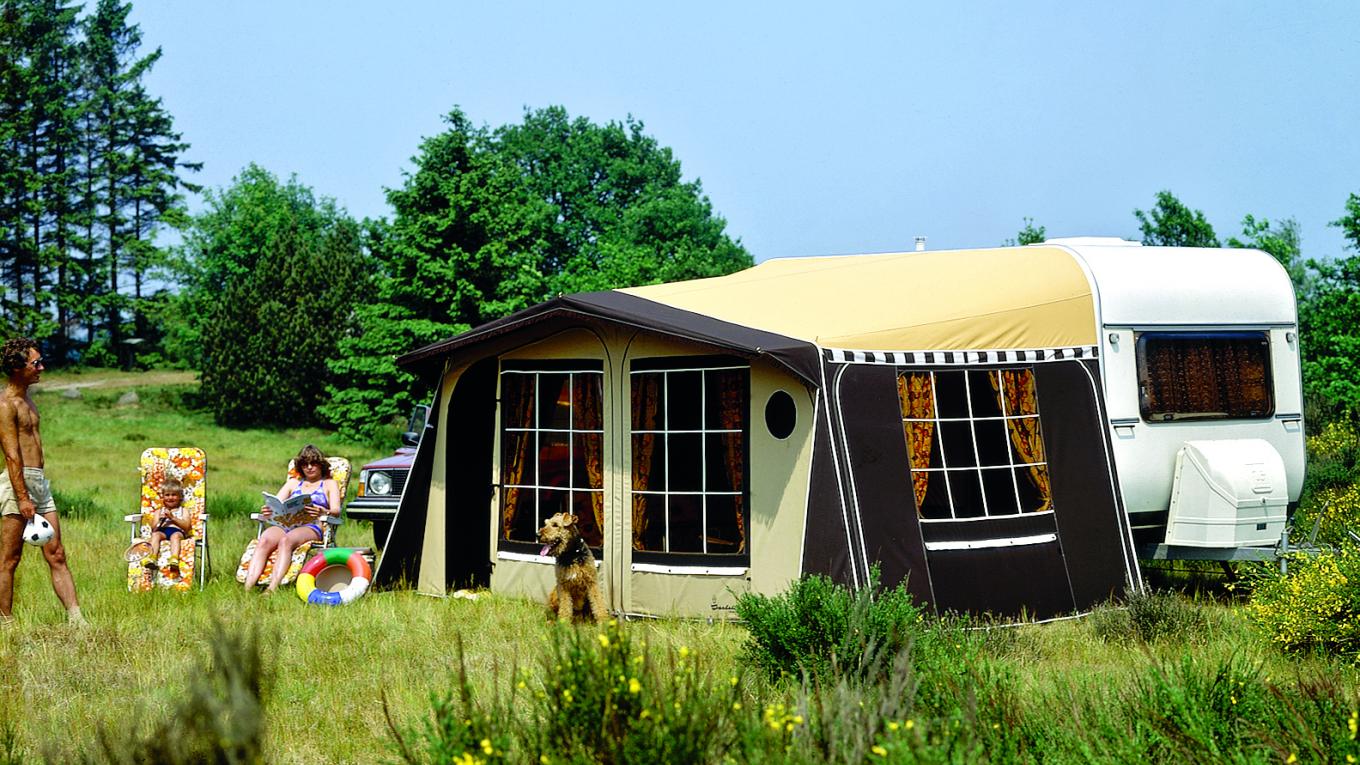 Camping i de gode gamle dage. Foto: Isabella