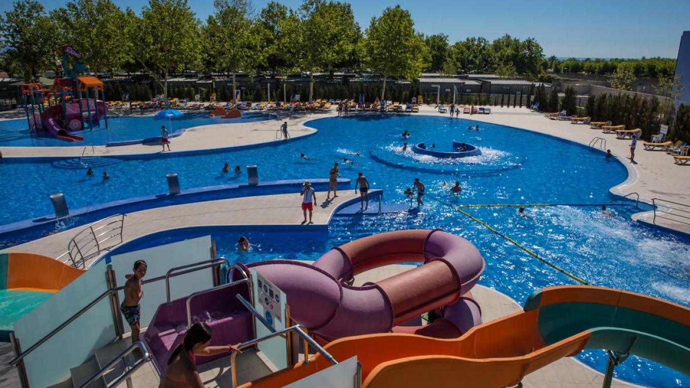 Camping Bungalow Park  Las Dunas byder bl.a. på et stort poolområde. pool, campingplads, Camping Bungalow Park Las Dunas, Spanien