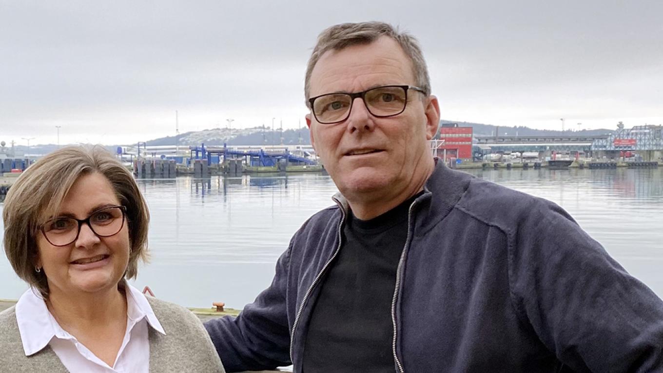 Det nye værtspar på DCU-Camping Nærum, Bente og Søren Keller. Foto: Privat