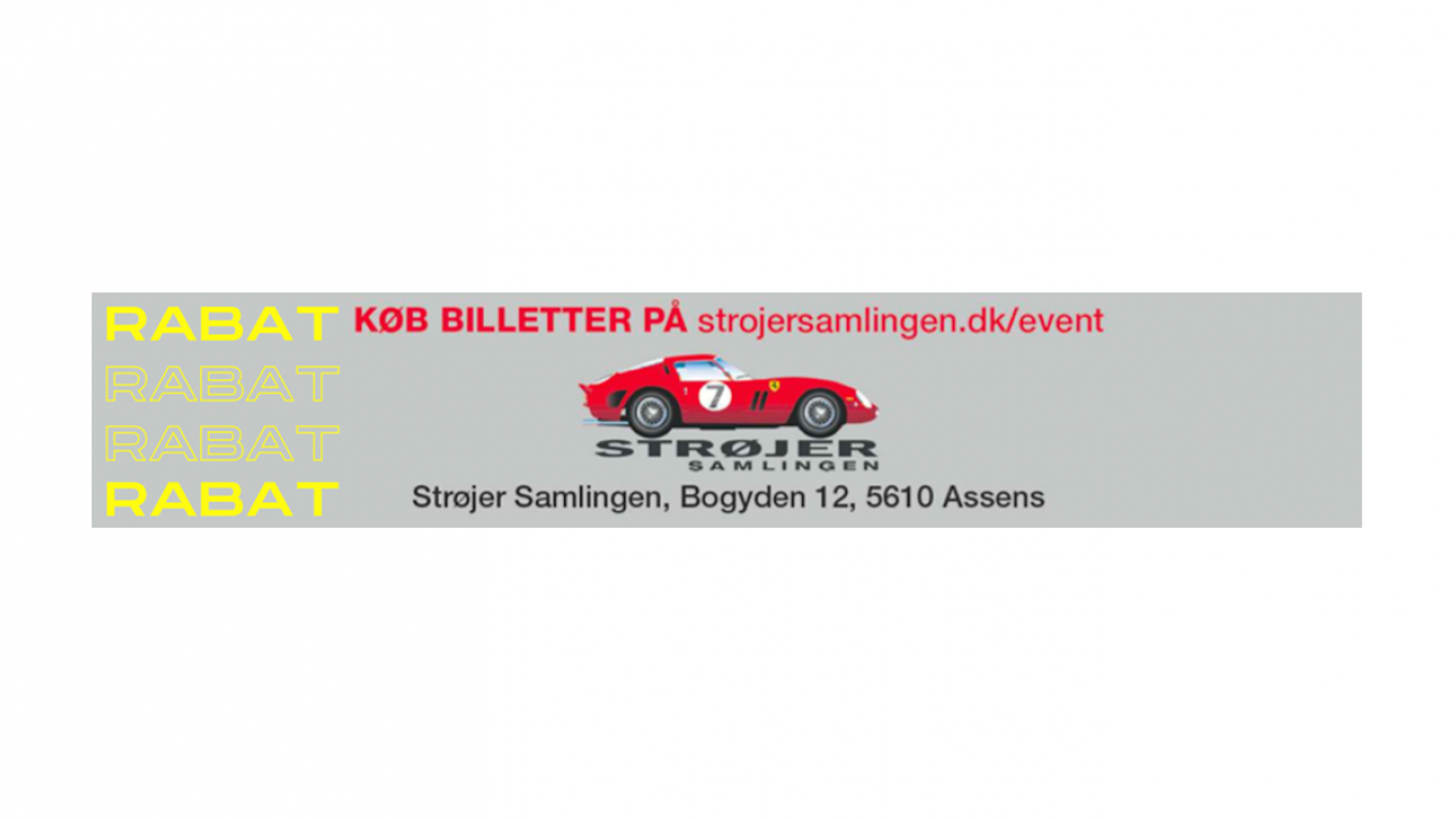 Strøjer Samlingen Billede af rød racerbil