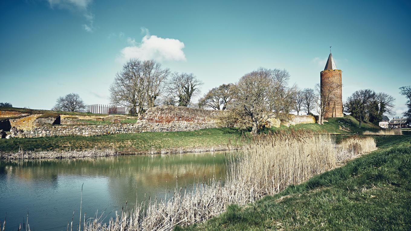 Billede af Vordingborg Slotsruin og Gåsetårnet