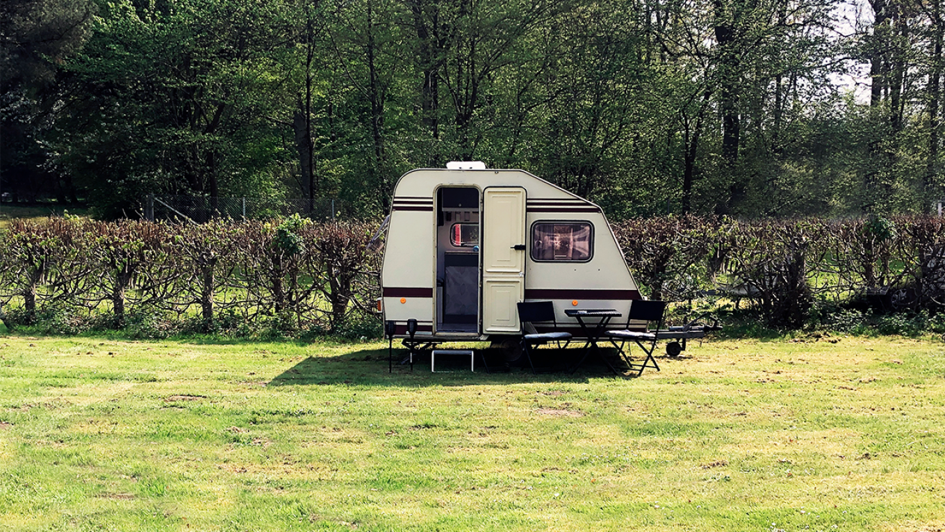 Renoveret campingvogn