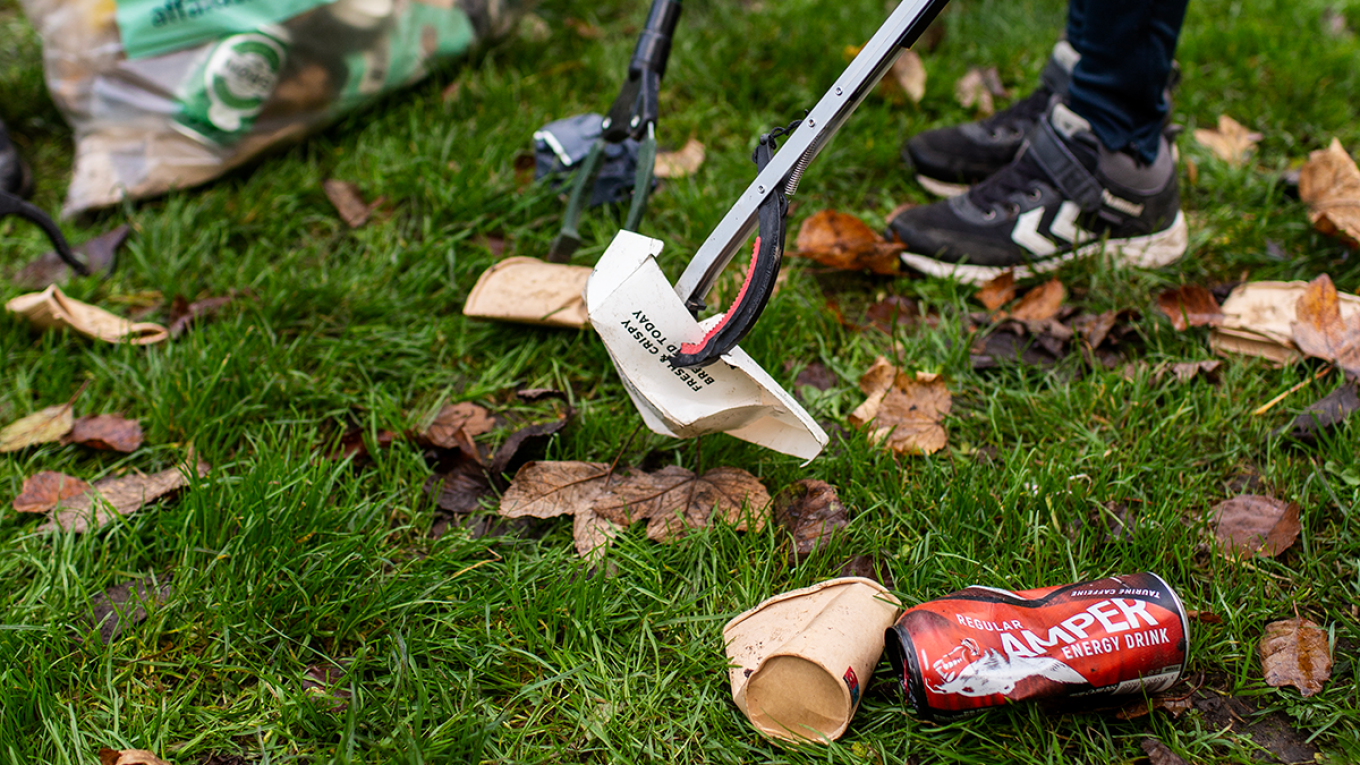 Skraldeindsamling med DCU