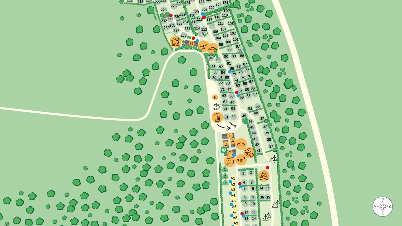 DCU-Camping Nærum Pladskort 16_9