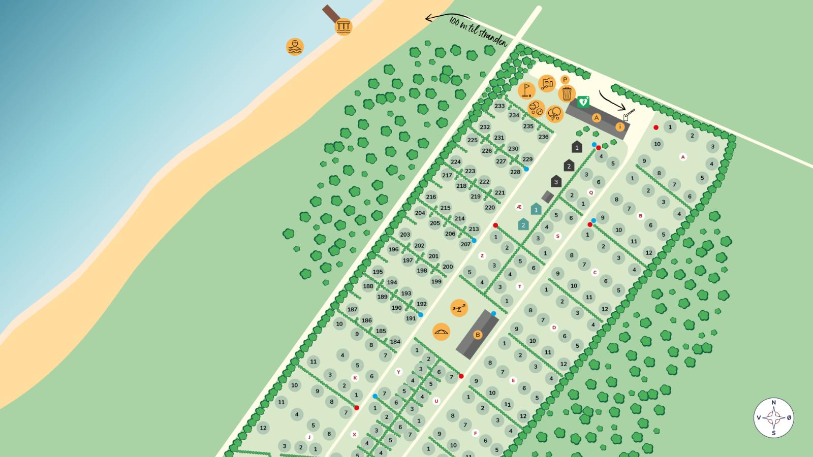 DCU-Camping Rågeleje Strand Pladskort 16_9