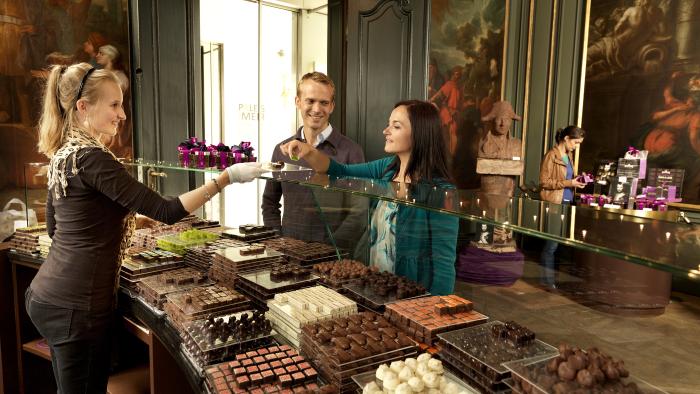Chokolade, chokoladetur, chokoladeshopping, chokoladehåndværk, Flandern