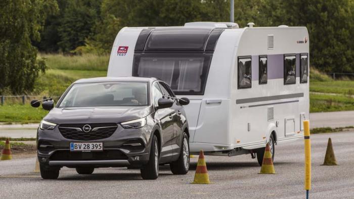Opel Grandland X, bil, biltest, campingtrækker