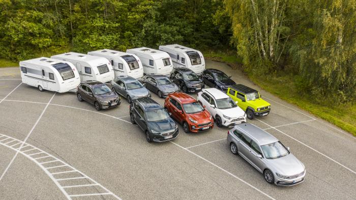 De 10 biler i feltet til årets campingtrækker 2020