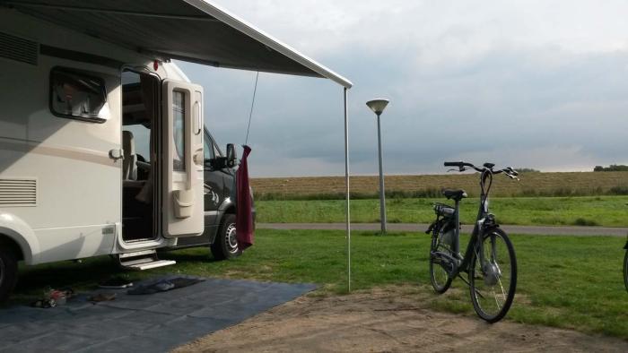 Holland med autocamper og cykel