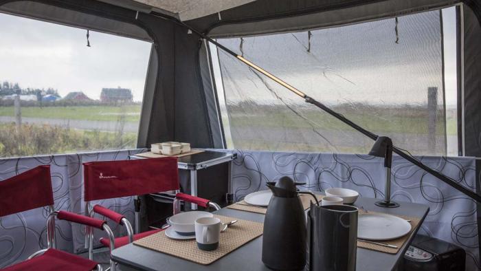 Camp-let uden for sæsonen, teltvogne, camping i ydersæsonen