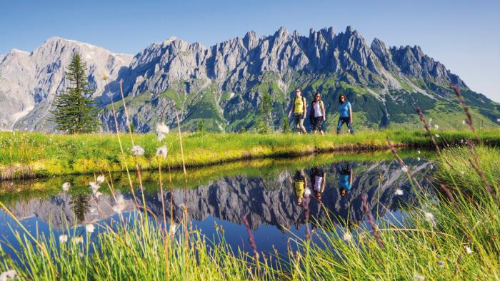 Østrig, vandring, bjergsøer, cykling, sommer, sommerferie