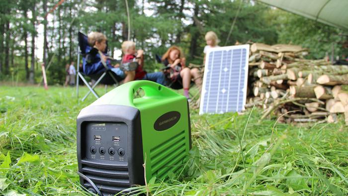 Solceller, solenergi, solpaneler, camping