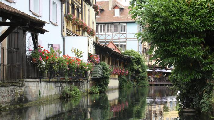 Sejltur på kanalen i Colmar