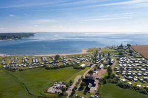 Vikær Strand Camping fra luften
