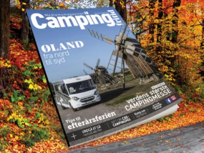 Camping-fritid 08 2018, campingblad, campingmagasin, medlemsblad for Dansk Camping Union