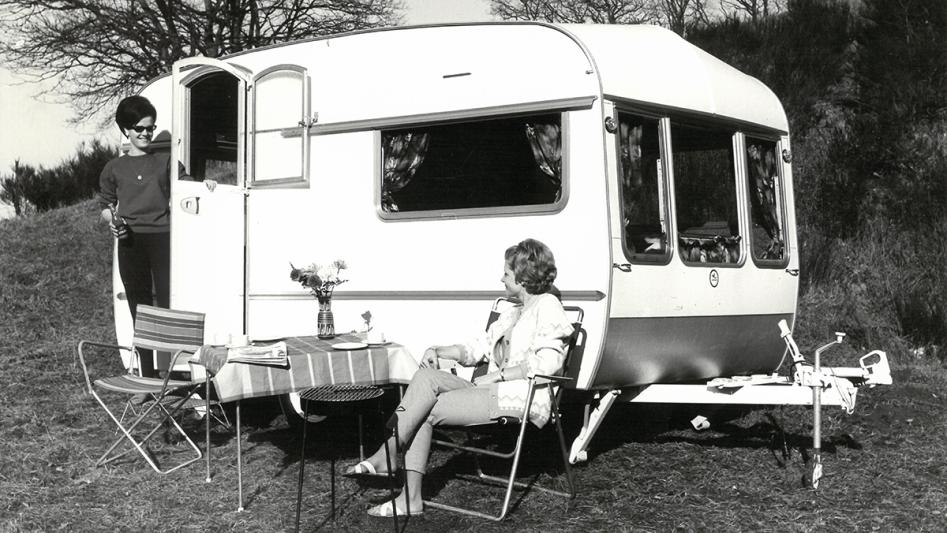 Camping i gamle dage