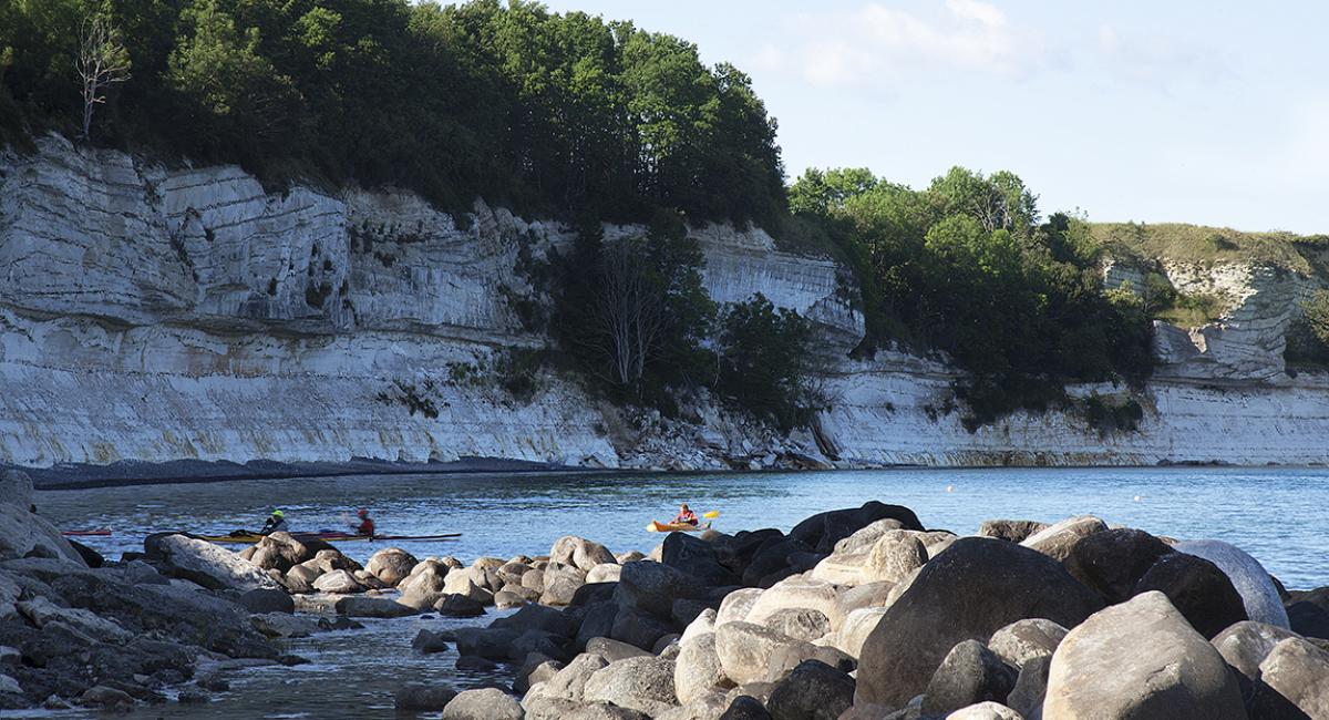 Stevns Klint byder på spændende naturoplevelser. Stevns Klint, Danmark, oplevelser, seværdigheder