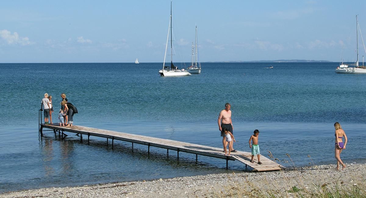 Ballen Strand, Samsø, lækre strande, Danmark