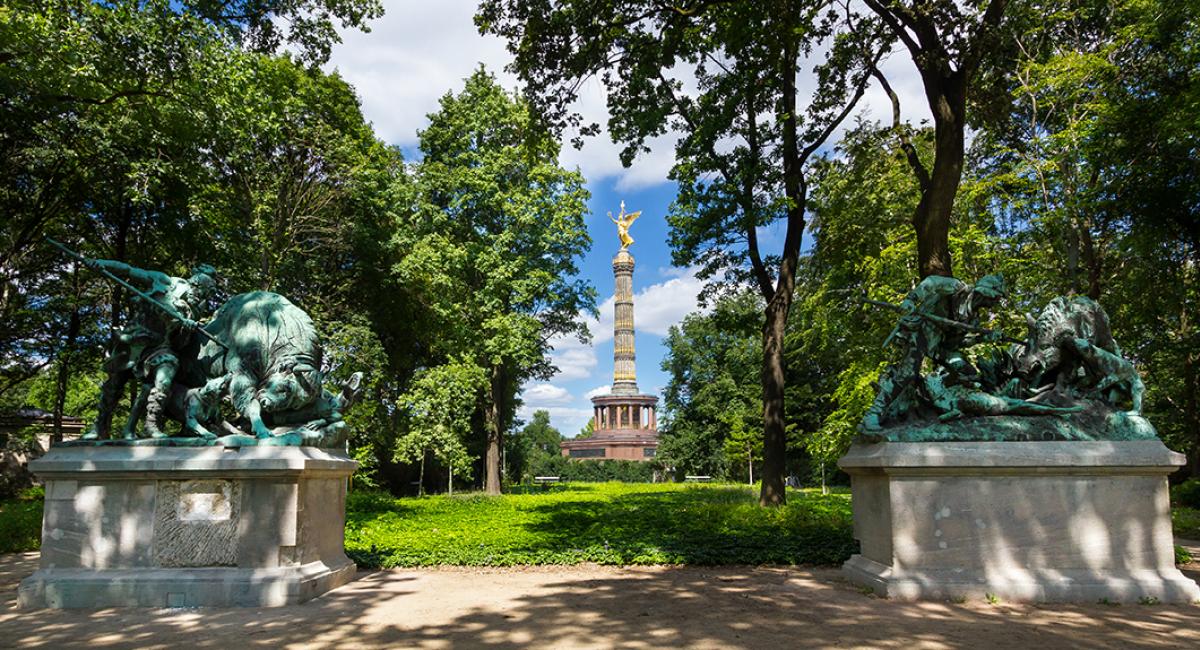 Tiergarten er et grønt åndehul i Berlin. Tiergarten, Berlin