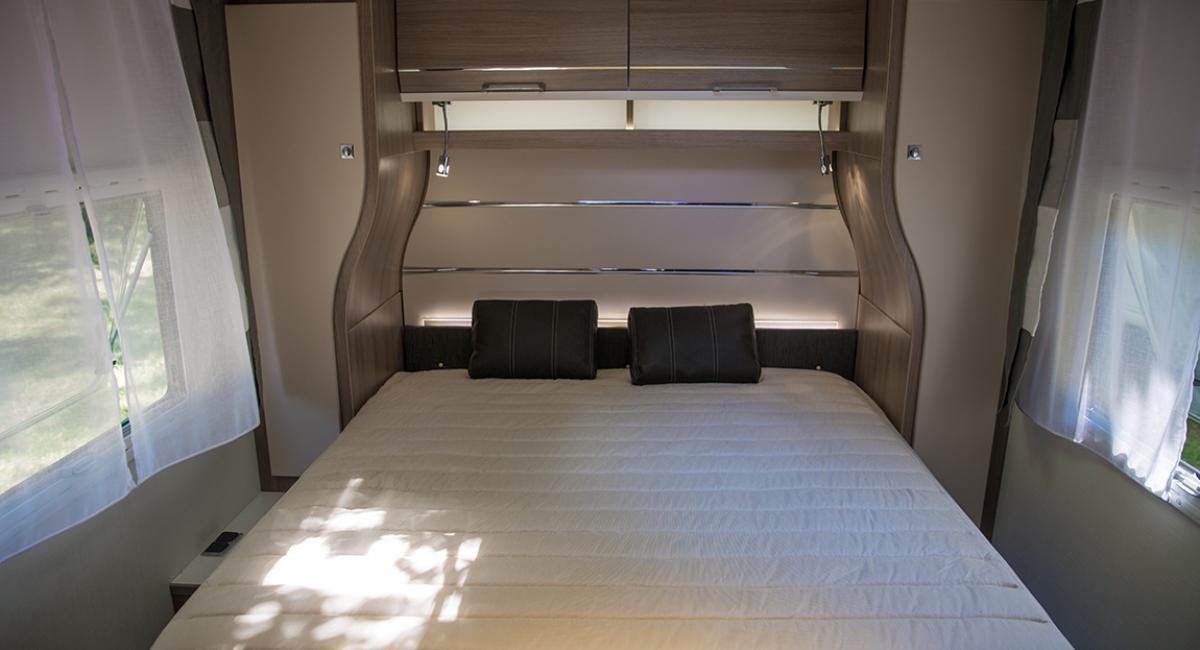 Caravelair Allegra Home 560, campingvogne, 2018, test, campingvognstest, seng