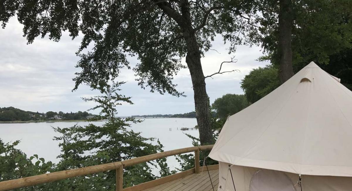 Glamping, Svendborg Sund Camping, campingplads, telte