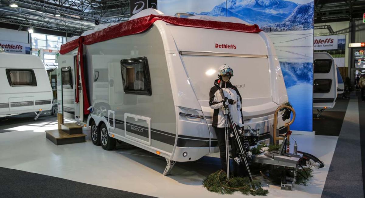 Dethleffs Nomad 650 RQT Snow, campingvogn, boogievogn