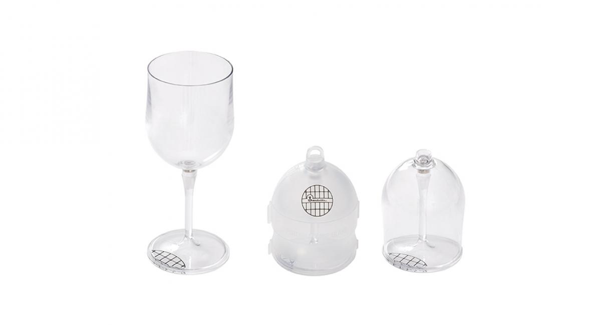 Isabella, vinglas, sammenklappeligt glas, campingudstyr, Buildaglass