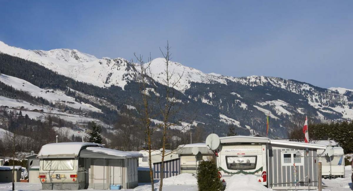Bad Gastein, Østrig, vinterparadis, vintercamping, camping