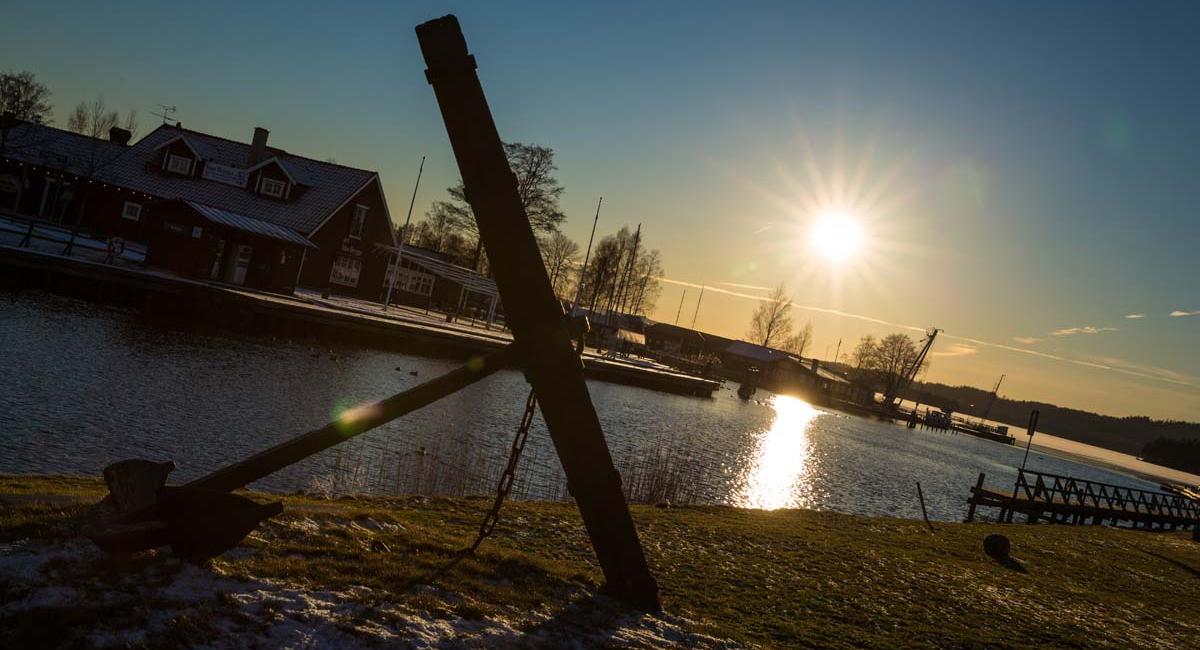 Vintercamping, Vättern Rundt, Sverige, Göta Kanal, Karlsborg