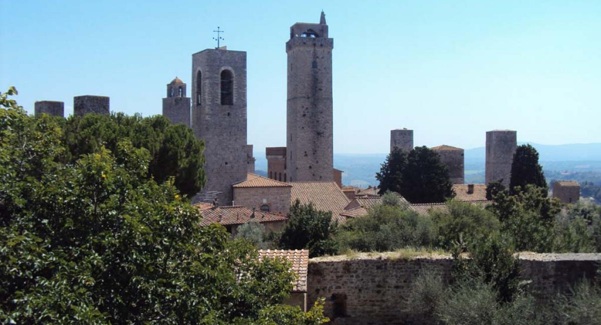 San Gimignano, Italien, bytårne