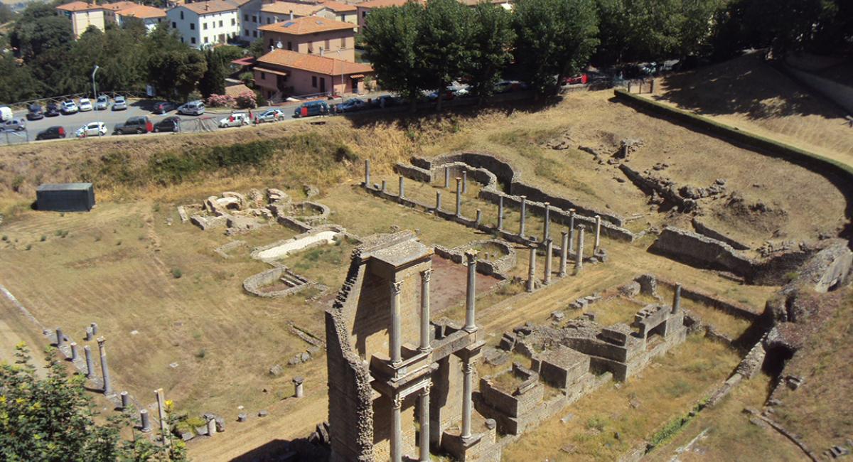 Teatro Romano, Volterra, Italien