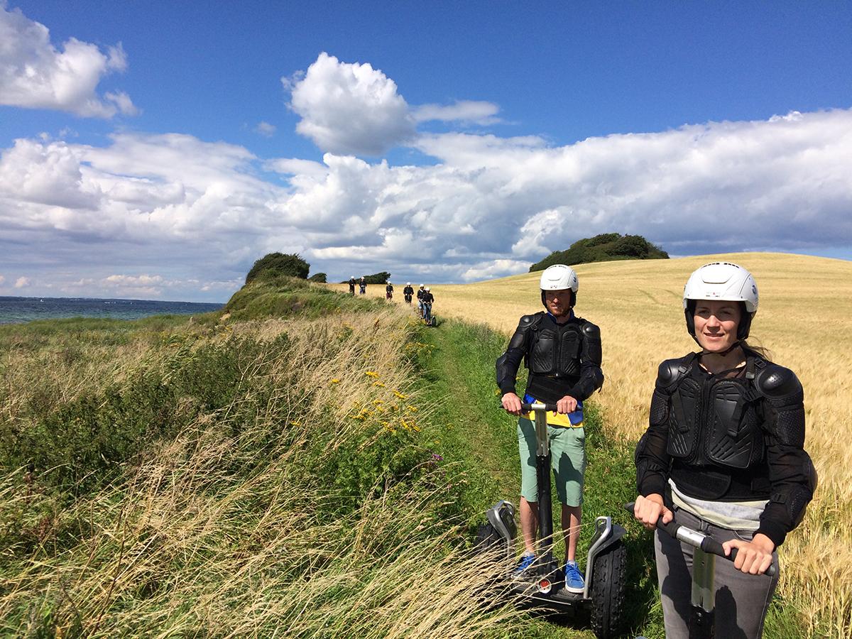 Høj og lav puls på Langeland, Danmark, aktivferie, Segway, natur