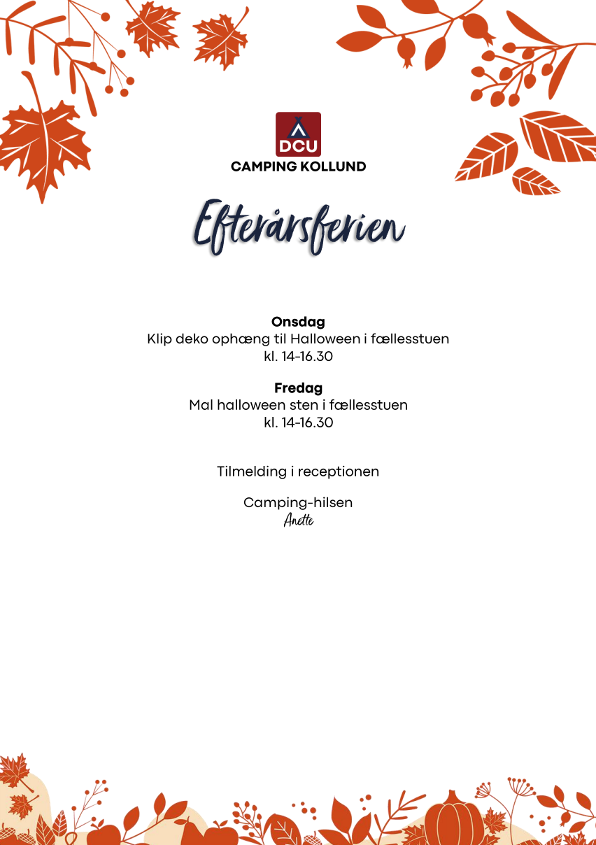 Aktiviteter i efterårsferien
