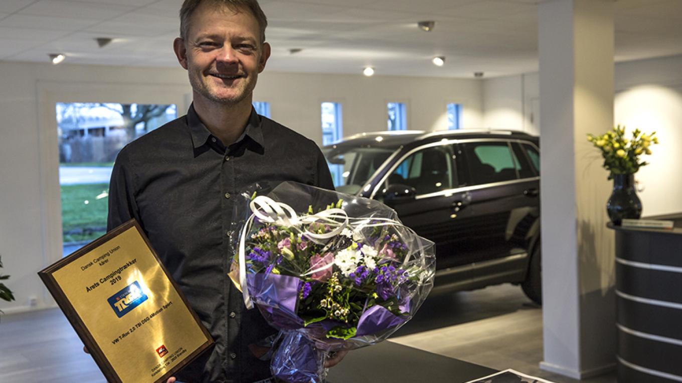 Thomas Hjortshøj, pressechef, VW, Skandinavisk Motor Company, Årets Campingtrækker 2019