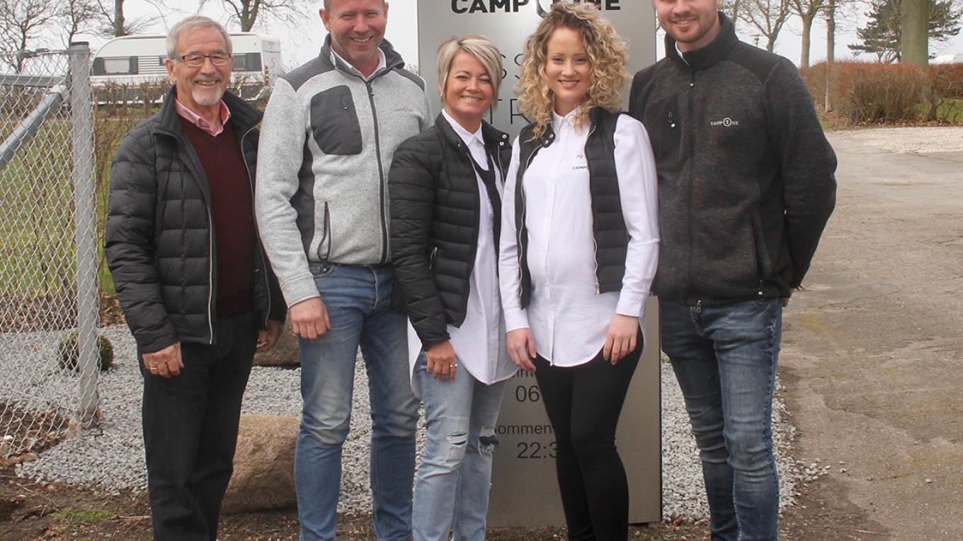 Tre generationer, familien Blaabjerg, CampOne, campingpladser