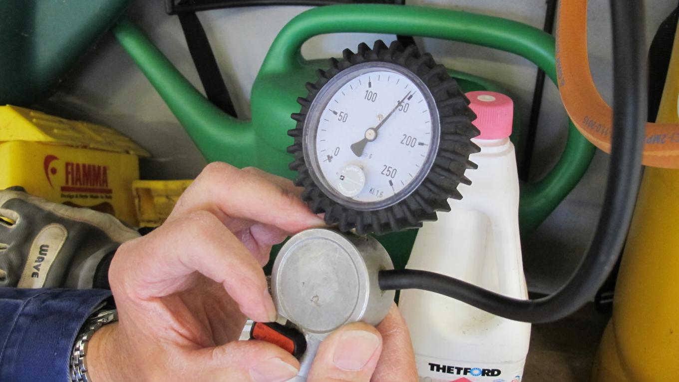 Gastest, gas, gasregulator, sikkerhed, autoriseret værksted, DCU Testcenter, Campinggården Slagelse