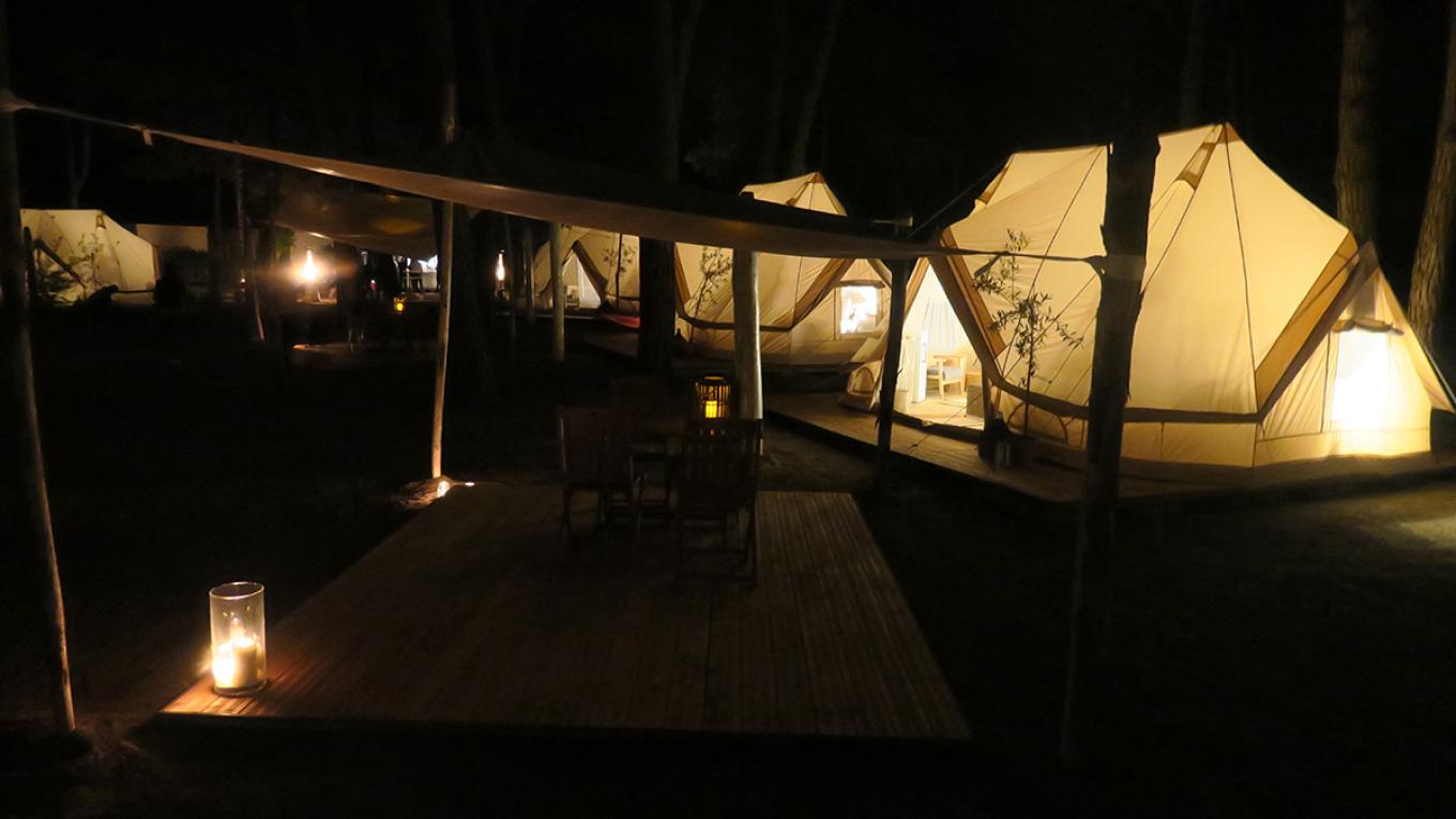 Glamping, Ca' Savio, campingplads, Nordisk Village, Italien